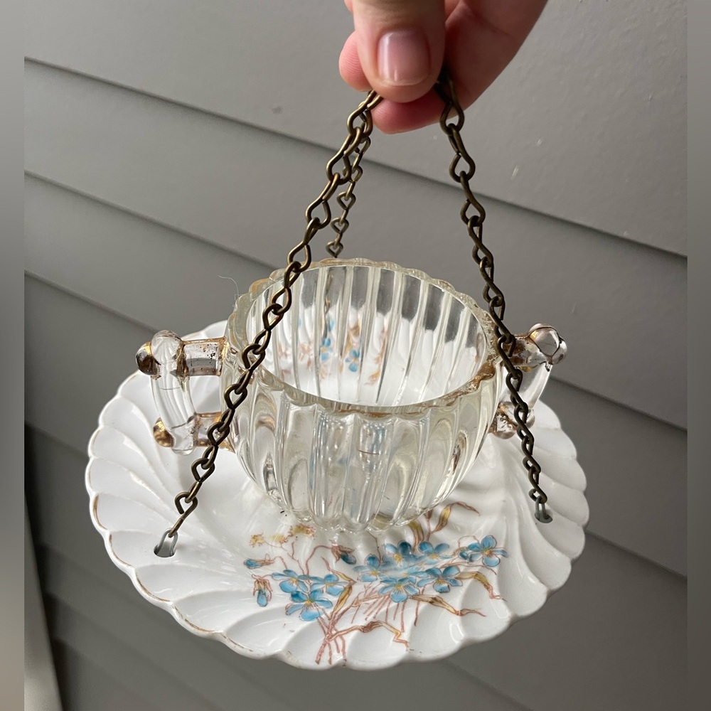 Vintage Teacup plant hanger